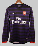 Arsenal 2012-13 Podolski Player Issue Long Sleeve Away Kit (S)