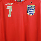 England Beckham 2006 Away Kit (L)