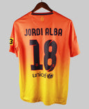 Barcelona 2012-13 Jordi Alba Away Kit (M)