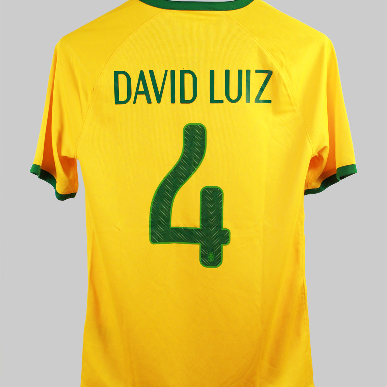 Brazil 2014-15 David Luiz Home Kit  (S)