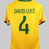 Brazil 2014-15 David Luiz Home Kit  (S)
