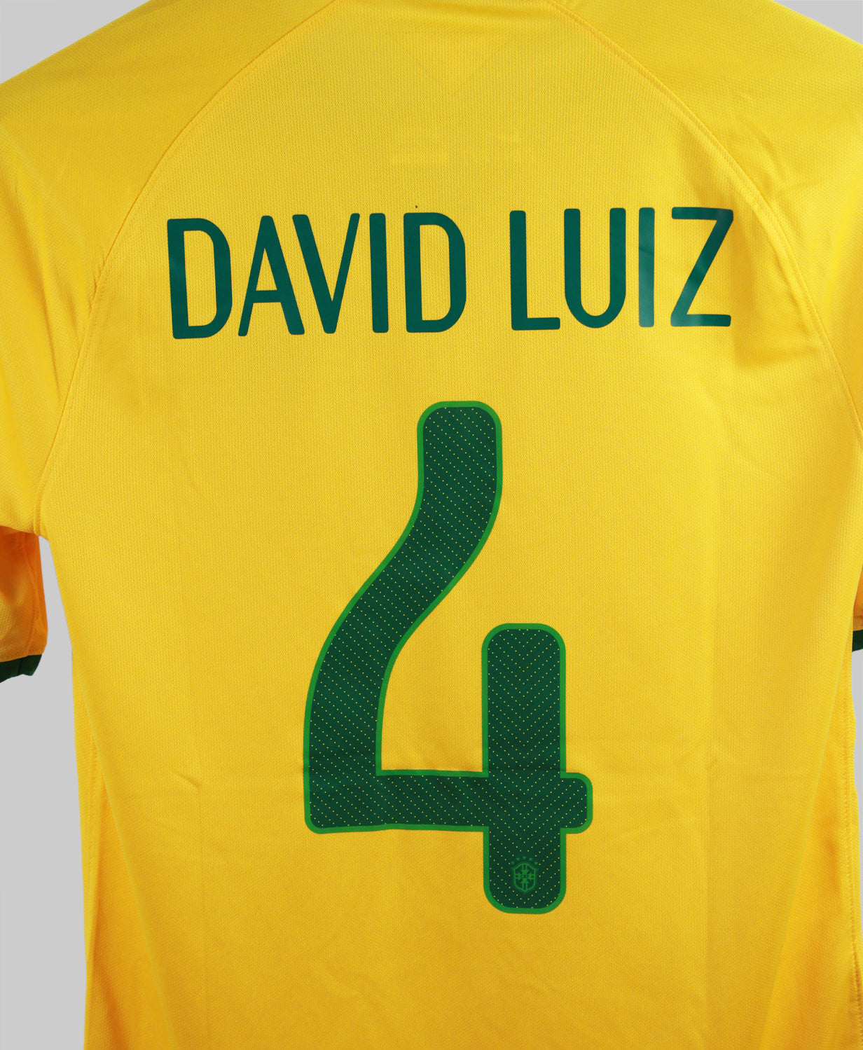 Brazil 2014-15 David Luiz Home Kit  (S)