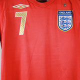 England 2006-07 Beckham Away Kit (S)
