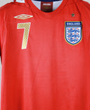 England 2006-07 Beckham Away Kit (S)