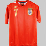 England 2006-07 Beckham Away Kit (S)