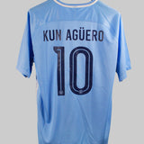 Manchester City 2017-18 Kun Aguero Home Kit  (XL)