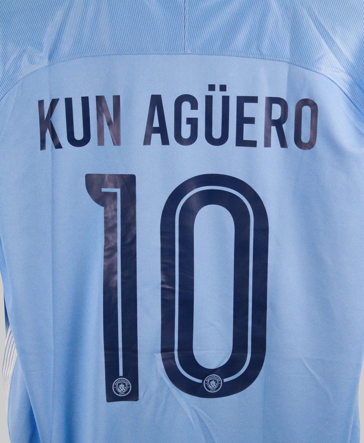 Manchester City 2017-18 Kun Aguero Home Kit  (XL)