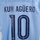 Manchester City 2017-18 Kun Aguero Home Kit  (XL)