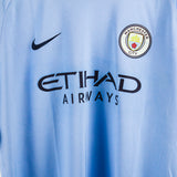 Manchester City 2017-18 Kun Aguero Home Kit  (XL)