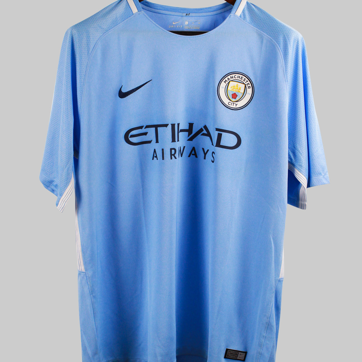 Manchester City 2017-18 Kun Aguero Home Kit  (XL)