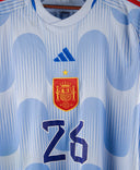Spain 2022-23 Pedri Away Kit (L)