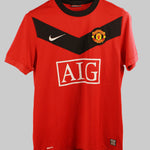 Manchester United 2009-10 Owen Home Kit  (S)