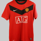 Manchester United 2009-10 Owen Home Kit  (S)