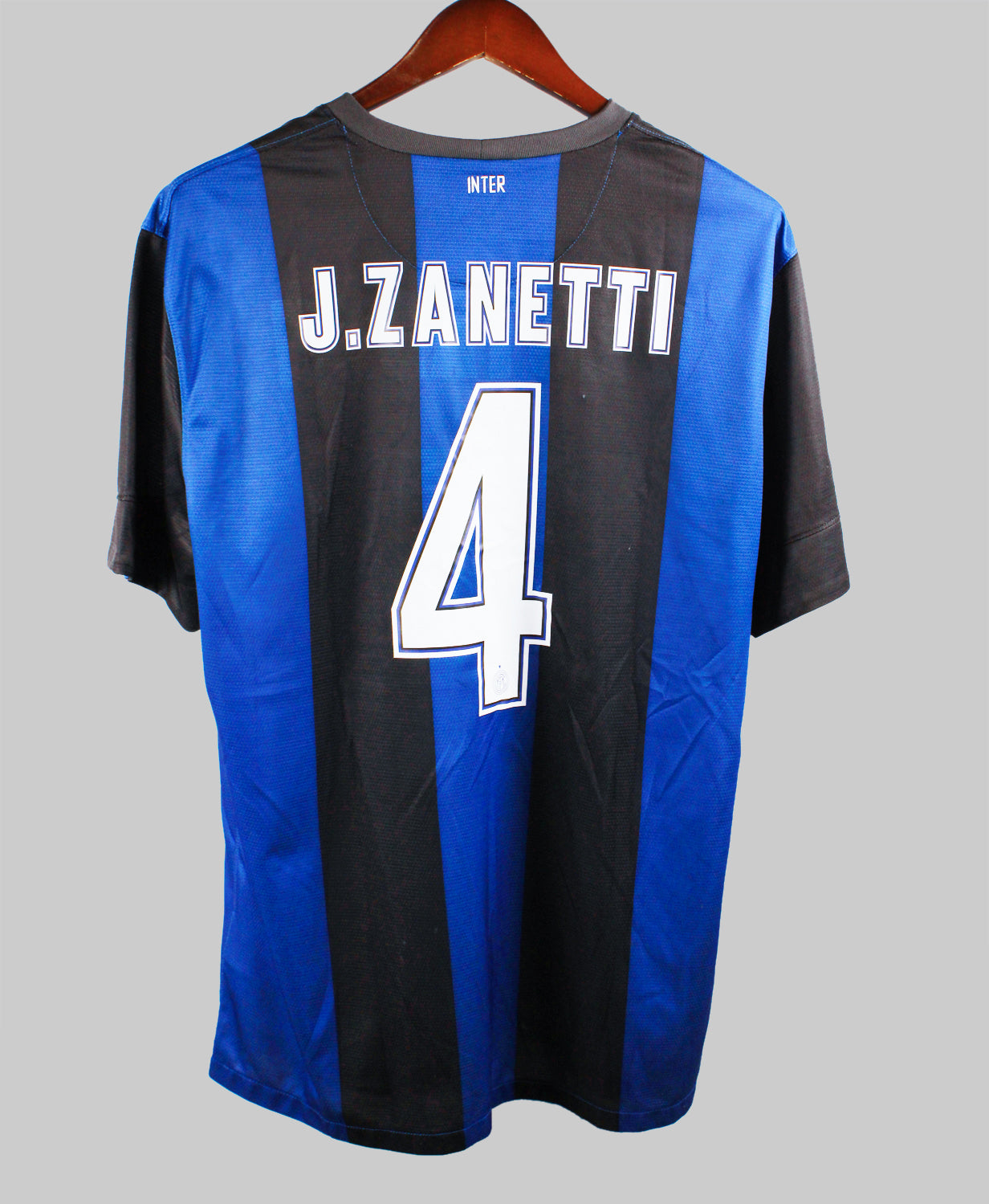 Inter Milan 2012-13 J. Zanetti Home Kit  (XL)