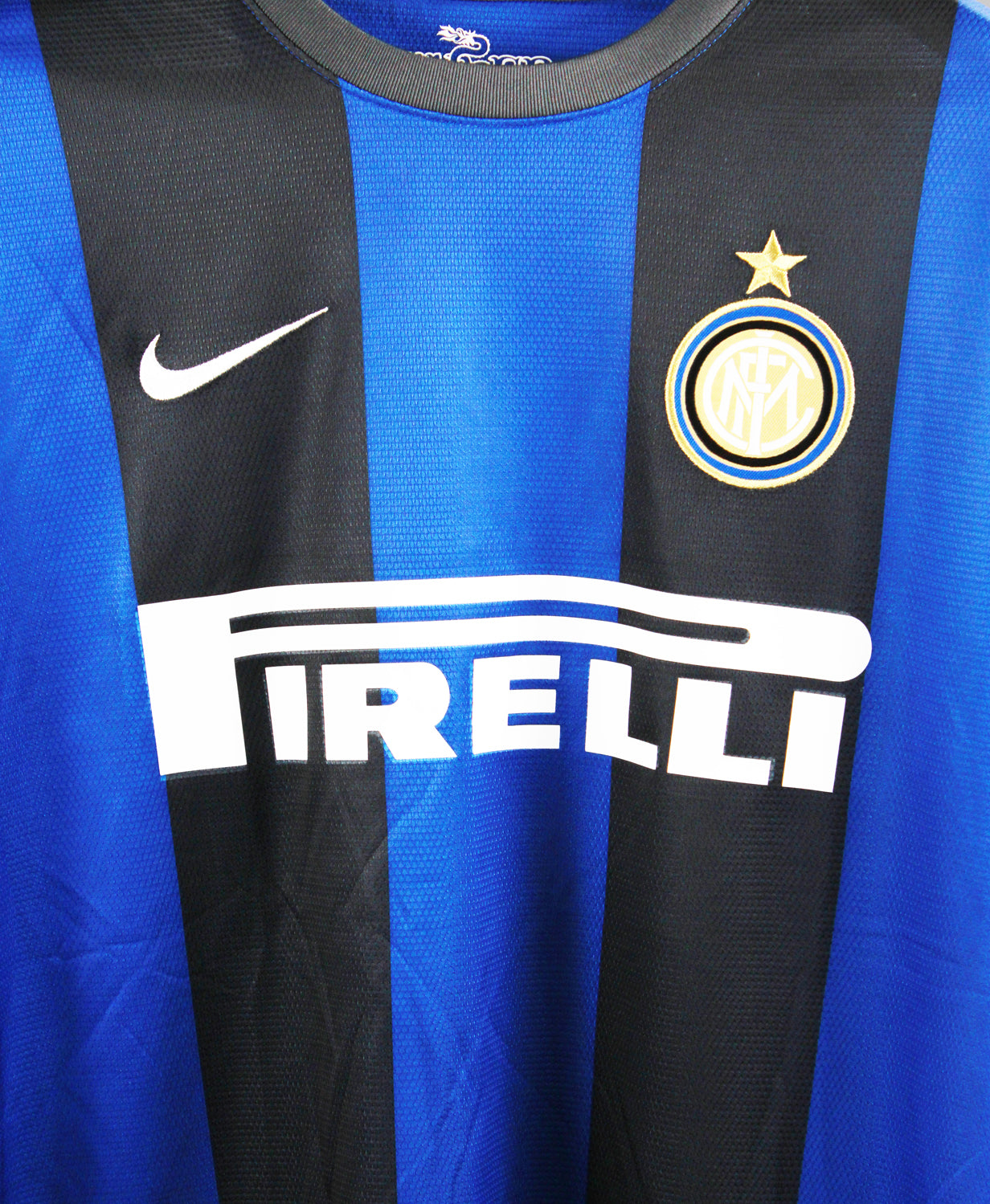 Inter Milan 2012-13 J. Zanetti Home Kit  (XL)