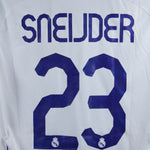 Real Madrid 2007-08 Sneijder Home Kit  (M)