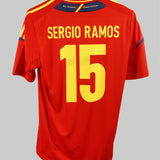 Spain 2012 Sergio Ramos Home Kit W/ Tags (M)