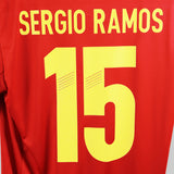 Spain 2012 Sergio Ramos Home Kit W/ Tags (M)