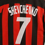 AC Milan 2003-04 Shevchenko Home Kit  (M)