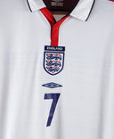 England 2003-04 Beckham Home Kit (M)