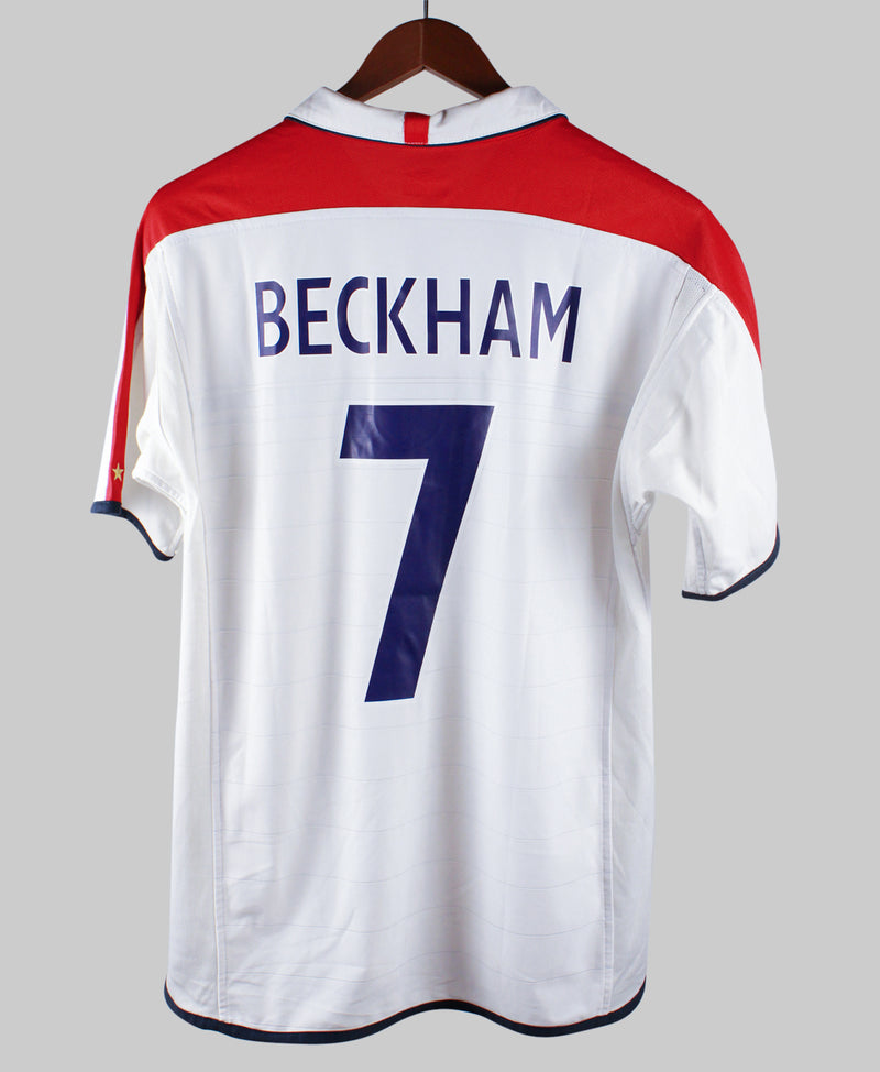 England 2003-04 Beckham Home Kit (M)