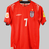 England 2004-05 Beckham Away Kit (S)
