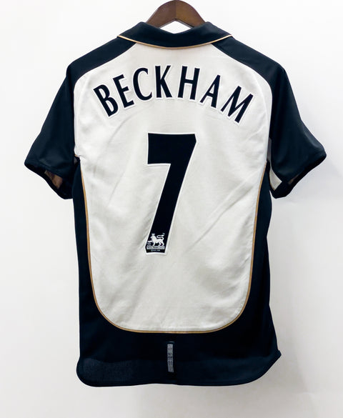 Manchester United 2001-02 Beckham Reversible Away & Third Kit (S)