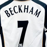 Manchester United 2001-02 Beckham Reversible Away & Third Kit (S)