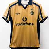 Manchester United 2001-02 Beckham Reversible Away & Third Kit (S)