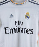Real Madrid 2013-14 Bale Home Kit   (YM)
