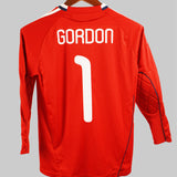Scotland 2010-11 Gordon GK Home Long Sleeves  (YM)