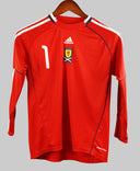 Scotland 2010-11 Gordon GK Home Long Sleeves  (YM)