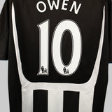 Newcastle United 2007-08 Owen Home Kit (L)