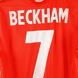 England 2004-05 Beckham Away Kit (M)