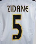 Real Madrid 2003-04 Zidane Home Kit   (YM)