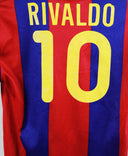 Barcelona 2001-02 Rivaldo Home Kit   (YL)