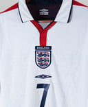 England 2003-04 Beckham Home Kit (M)