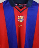 Barcelona 2001-02 Rivaldo Home Kit   (YL)