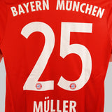 Bayern Munich 2017-18 Muller Home Kit   (YL)