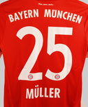 Bayern Munich 2017-18 Muller Home Kit   (YL)