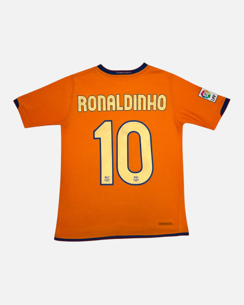 Barcelona 2006-07 Ronaldinho away vintage football shirt, size S.