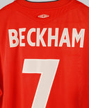 England 2004-05 Beckham Away Kit (XL)