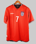 England 2002-03 Beckham  Away Kit (L)
