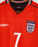 England 2002-03 Beckham  Away Kit (L)