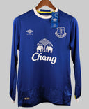 Everton 2016-17 Lukaku Long Sleeve Home Kit W/ Tags (S)