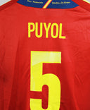 Spain 2012-13 Puyol Home Kit  (M)