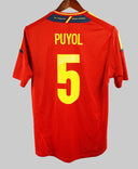 Spain 2012-13 Puyol Home Kit  (M)
