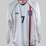 England 2002-03 Beckham Home Kit  (L)