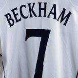 England 2002-03 Beckham Home Kit  (L)