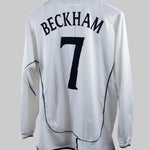 England 2002-03 Beckham Home Kit  (L)